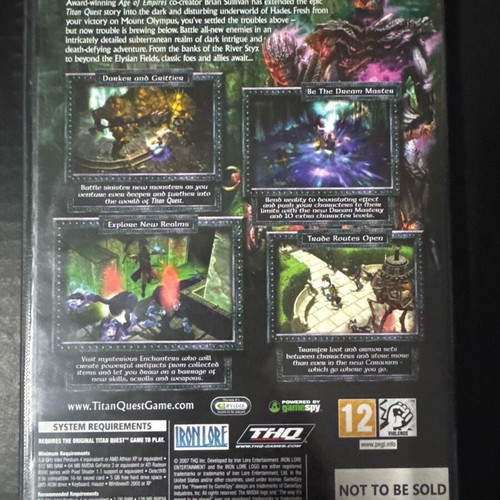 Titan Quest Immortal Throne PC like new