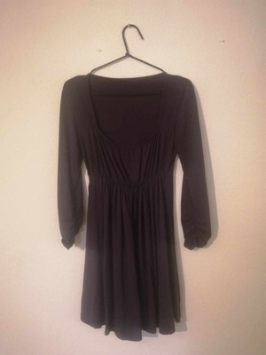 Purple dress like new, cotton, size M