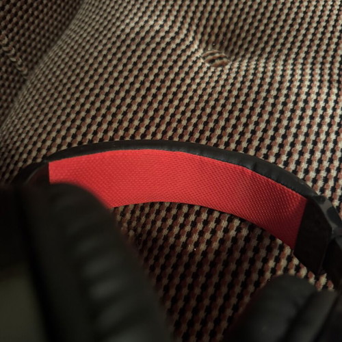 Headphones with microphone unused