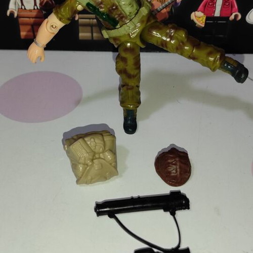 G.I.JOE Footloose (v1) 1985 Hasbro used figure with equipment