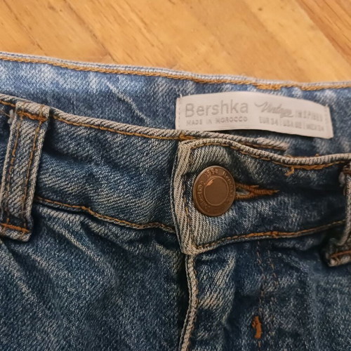 Bershka shorts blue size XS 34 like new