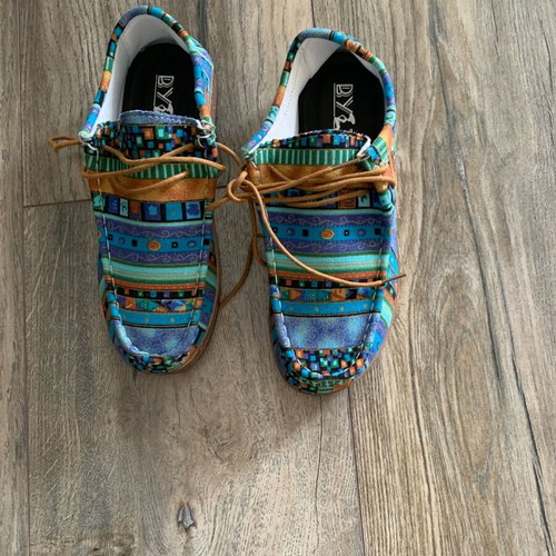 Walking shoes new, size 39, turquoise and blue