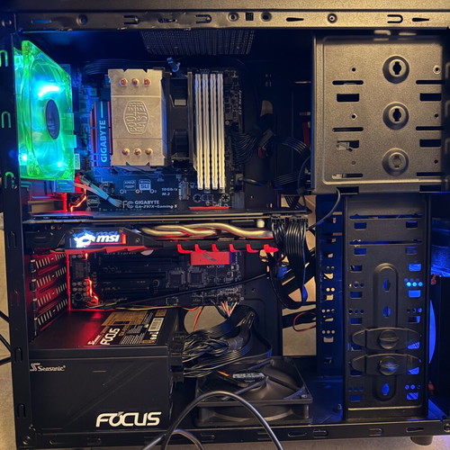 Gaming PC GTX 1080 MSI Gaming X i5-4460 16GB RAM Seasonic GX650 like new