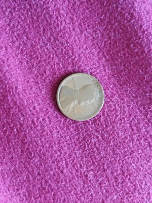 One cent 1917 used