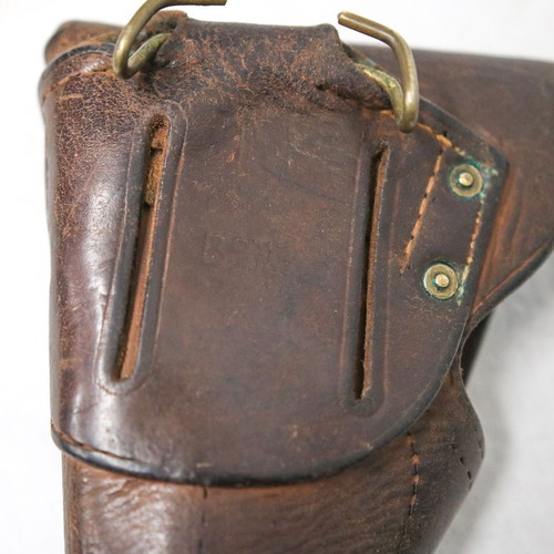 WW2 U.S Army brown holster for Colt M 1911 pistol used