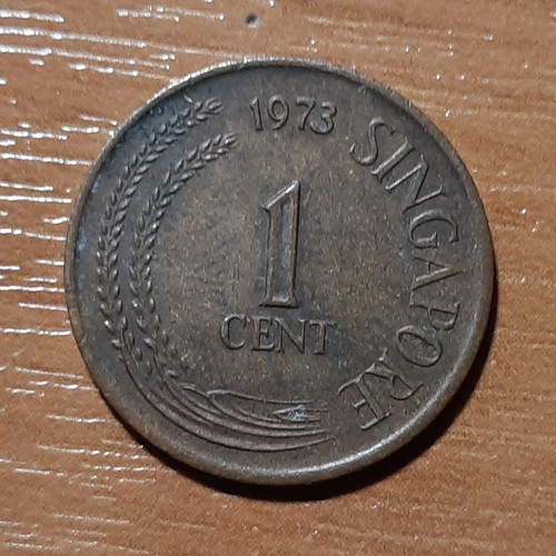 Singapore and Australia coins used, set of 3 pieces
