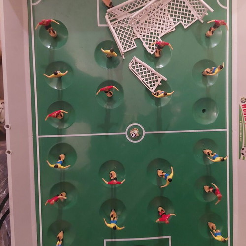 Table football game used without ball