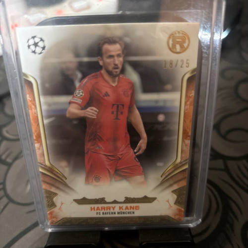 Topps Merlin Renaissance Harry Kane Orange Refractor Card 2023-24