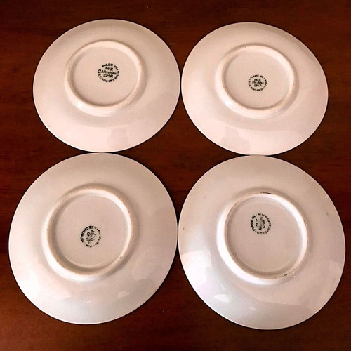 M.Z. Altrohlau porcelain set used, 4 cups and 4 saucers