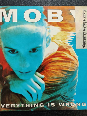 Moby Everything Is Wrong LP used, UK pressing 1995