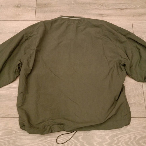 Adidas Vintage Crewneck Windbreaker used, military green