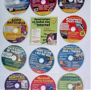 12 CDs ΤΟΥ ΠΕΡΙΟΔΙΚΟΥ COMPUTER ACTIVE περιόδου 2006-2010 , ΠΑΚΕΤΟ 20 ΕΥΡΩ