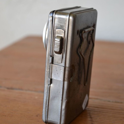 MY DAY vintage flashlight used 1950s–60s metal collectible