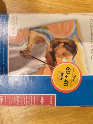 Photo paper 70 sheets 10x15 like new