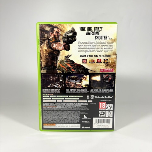 Rage Anarchy Edition for Xbox 360 like new, missing first CD