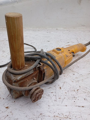 Grease gun used, needs coil spool