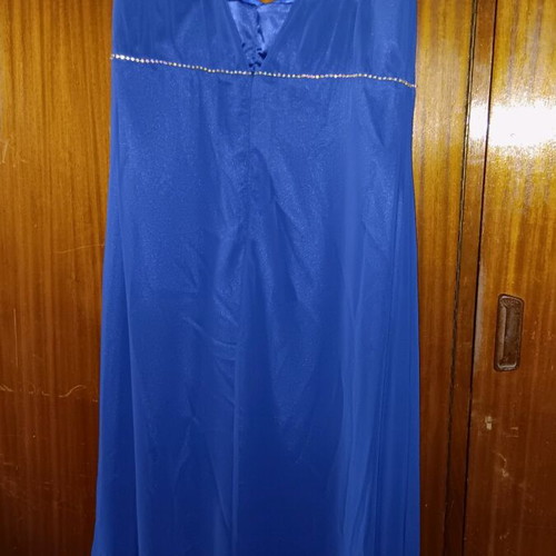 Blue plus size formal prom dress like new, 4XL