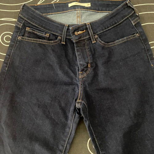 Levi's 712 Slim jeans W27 dark blue denim like new