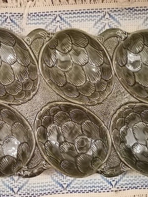 Vintage Bassano Italy GCE Majolica Platter 41cm, like new