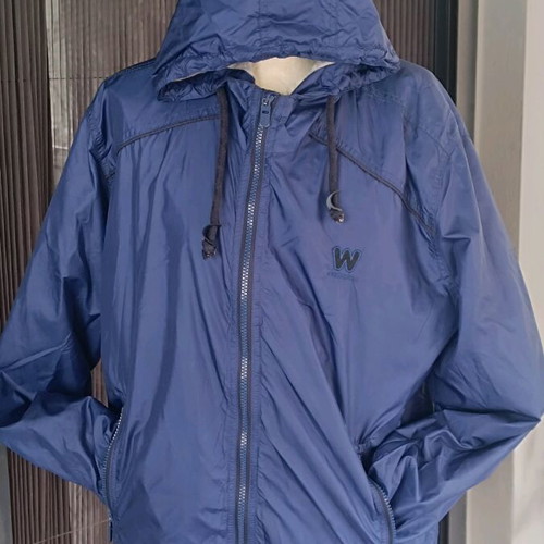 Wise The Urban Legend Windbreaker jacket XXL like new, blue men's