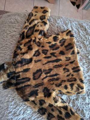 Γούνινο μπουφανάκι H&M για κορίτσια 98-104, σαν καινούργιο, καφέ