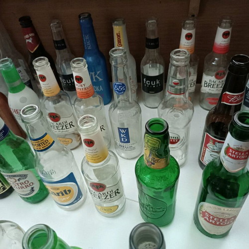 Bottle collection used, pack of 42 pieces