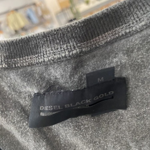 Diesel sleeveless cotton top like new, grey