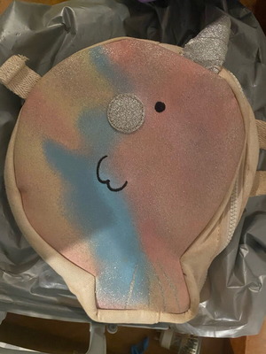Zara kids bag used, unicorn design