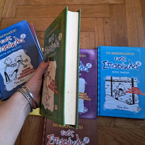 Diary of a Wimpy Kid books 1-7 used in very good condition