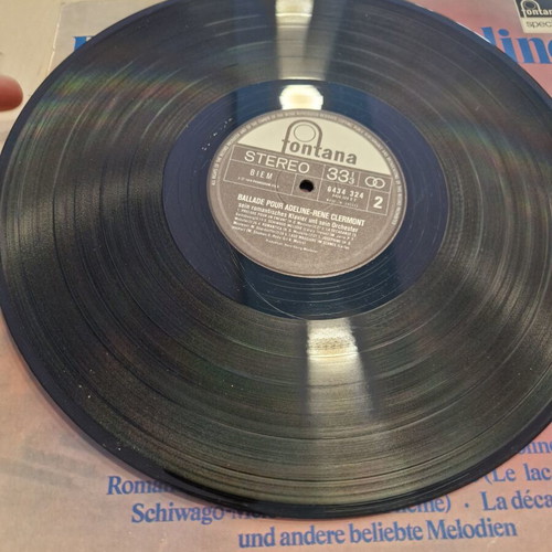 Ballade Pour Adeline LP by René Clermont used, romantic easy listening