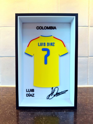 Luis Díaz #7 Colombia Fc logo collectible like new