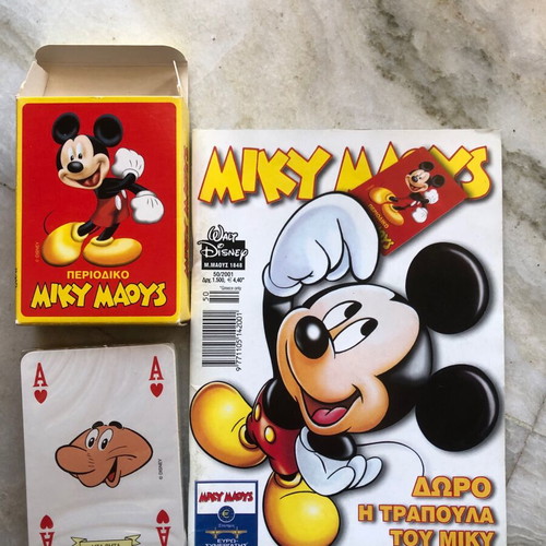 Miky Maous Comic Playing Cards 2001 new, limited edition