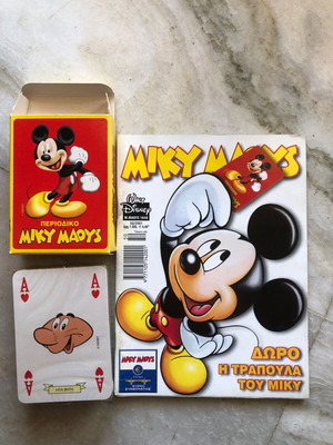 Miky Maous Comic Playing Cards 2001 new, limited edition
