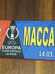 Olympiacos Maccabi Tel Aviv double scarf