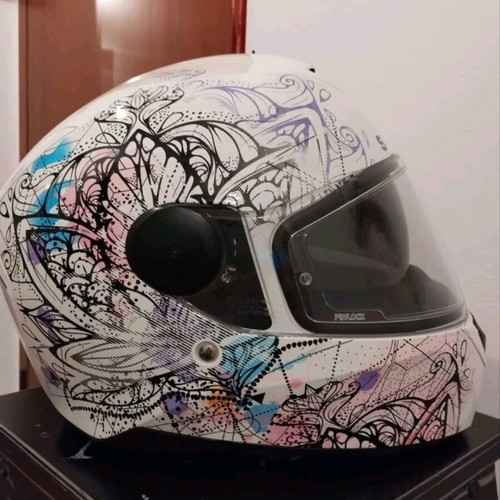 D-Skwal women's motorcycle helmet like new, size S, full face