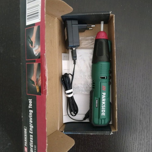 Engraving tool like new, suitable for metal, glass, wood, plastic