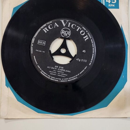 Ali Dayi Karsilama / Bir Yar Sevdim 45' record used, laiko