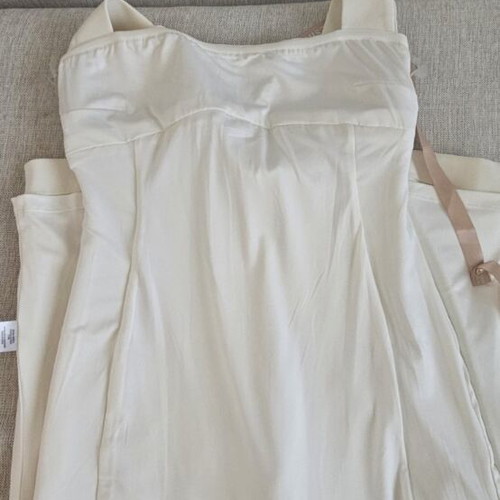 Meshki Midi Halter Dress New With Tags, White Beige, Size S