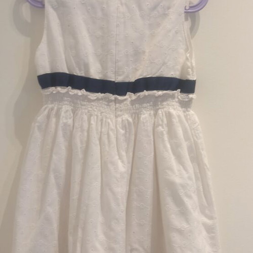 Mini Raxevsky mini dress like new, white and blue, size 140 cm