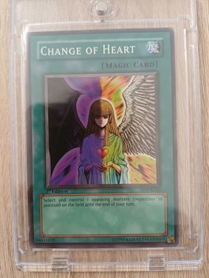 Yugioh Change of Heart 1st Edition like new