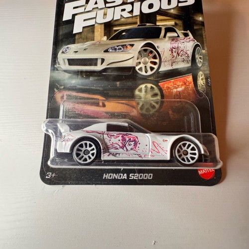 Hot Wheels Honda S2000 Silver Series Fast & Furious Graphic Remix new