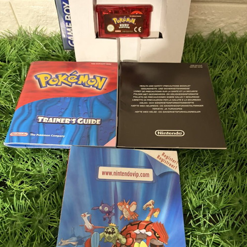 Pokémon Ruby Game Boy Advance game like new, complete