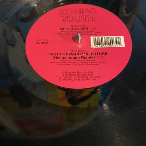 Goa trance record used, electronic genre