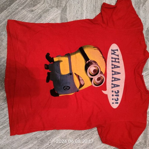 Short-sleeve T-shirts used with Minions, pack of two, size M