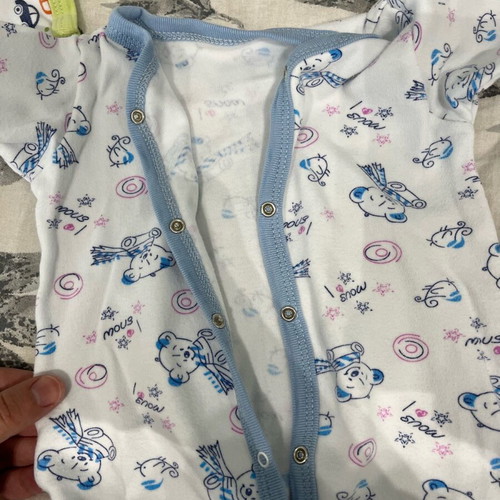 Cotton baby rompers 2-5 months like new, 100% cotton