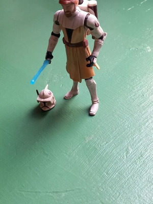 Obi-Wan Kenobi figure with clone armor Star Wars like new