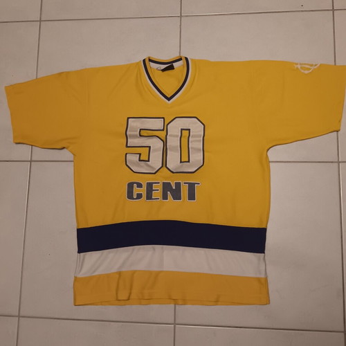 Tshirt 50 Cent XL like new, yellow