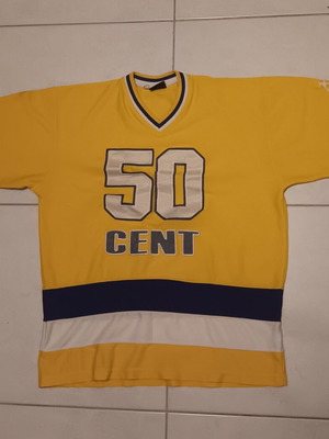 Tshirt 50 Cent XL like new, yellow