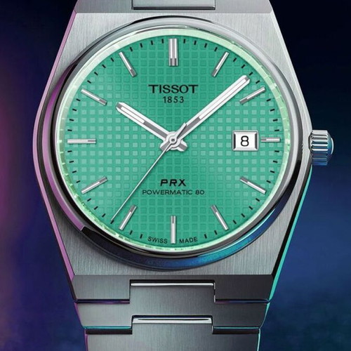 Tissot PRX Powermatic 80 green watch