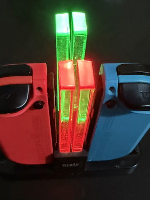 Joycons and wireless charging base like new